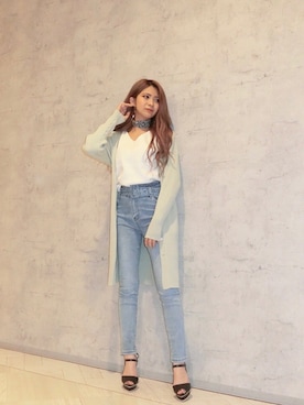 「リップサービス」｜mikikoさん（レディース・148cm）の春コーディネート