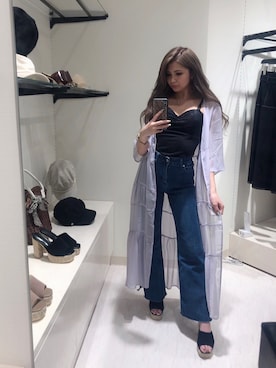 「リップサービス」｜mikikoさん（レディース・148cm）の夏コーディネート