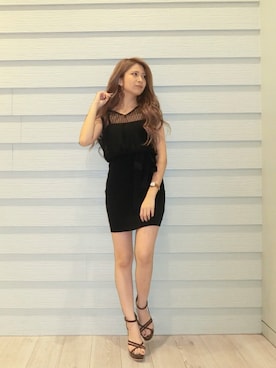 「リップサービス」｜mikikoさん（レディース・148cm）の夏コーディネート