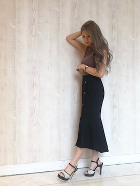 「リップサービス」｜mikikoさん（レディース・148cm）の夏コーディネート