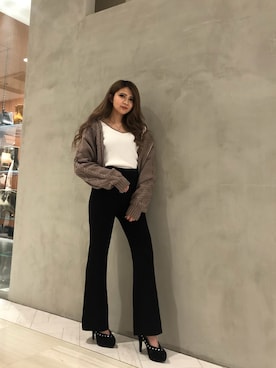 「リップサービス」｜mikikoさん（レディース・148cm）の冬コーディネート