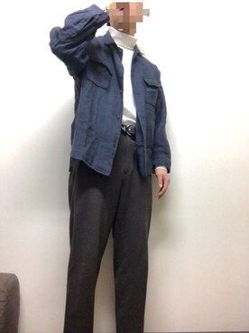「THEE（シー）のアイテム」を使った、ほろほろ@相互フォローします！　さん（メンズ・173cm）の冬コーディネート
