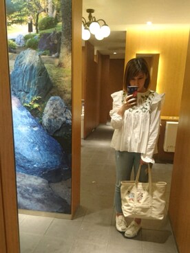 「CONVERSE（コンバース）のCONVERSE コンバース ジャック パーセル / JACK PURCEL（スニーカー）」を使った、humiさん（レディース・160cm）の夏コーディネート