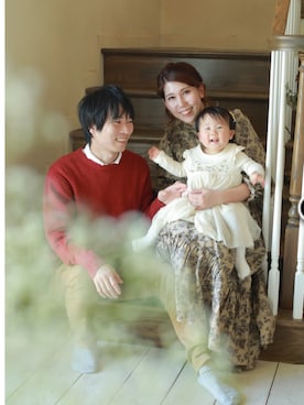 「PETIT BATEAU（プチバトー）のアイテム（ワンピース/ドレス）」を使った、humiさん（レディース・160cm）の冬コーディネート