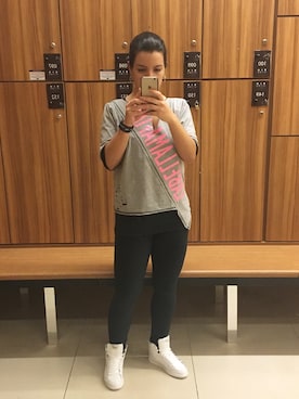 「fitness」｜Camilla Garciaさん（レディース・156cm）の冬コーディネート