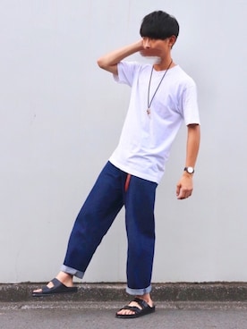 「アイテム（インテリア）」を使った、Suzuさん（メンズ・182cm）の夏コーディネート