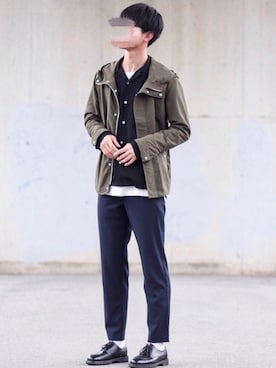 「URBAN RESEARCH Sonny Label（アーバンリサーチサニーレーベル）のアイテム（ジャケット/アウター）」を使った、Suzuさん（メンズ・182cm）の春コーディネート