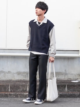 「アイテム（インテリア）」を使った、Suzuさん（メンズ・182cm）の春コーディネート