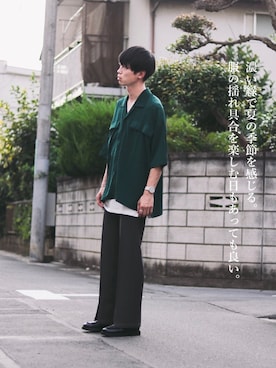 「KLEMAN（クレマン）のアイテム（ブーツ）」を使った、Suzuさん（メンズ・182cm）の夏コーディネート