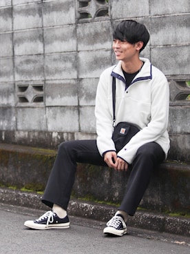 「Carhartt WIP（カーハートダブリューアイピー）のアイテム」を使った、Suzuさん（メンズ・182cm）の秋コーディネート
