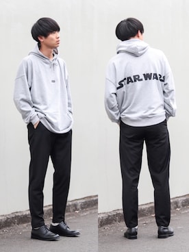 Suzuさん（メンズ・182cm）の冬コーディネート