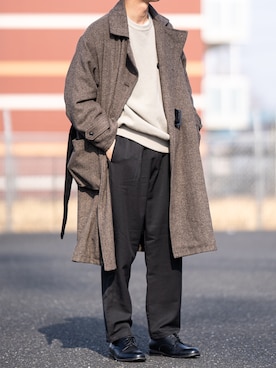 Suzuさん（メンズ・182cm）の冬コーディネート