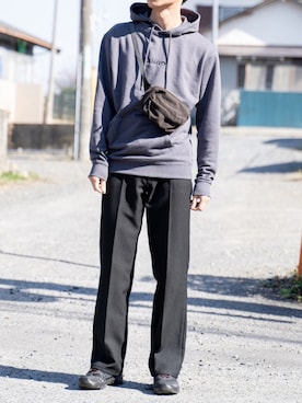 Suzuさん（メンズ・182cm）の冬コーディネート