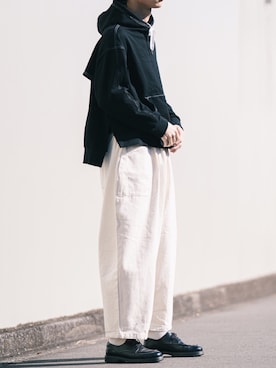「KLEMAN（クレマン）のアイテム（ブーツ）」を使った、Suzuさん（メンズ・182cm）の冬コーディネート