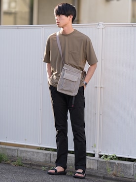 「WILD THINGS（ワイルドシングス）のアイテム」を使った、Suzuさん（メンズ・182cm）の春コーディネート