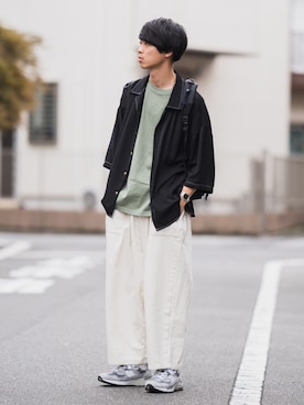 「ADER error（アーダーエラー）のアイテム」を使った、Suzuさん（メンズ・182cm）の夏コーディネート