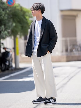 「ADER error（アーダーエラー）のアイテム」を使った、Suzuさん（メンズ・182cm）の夏コーディネート