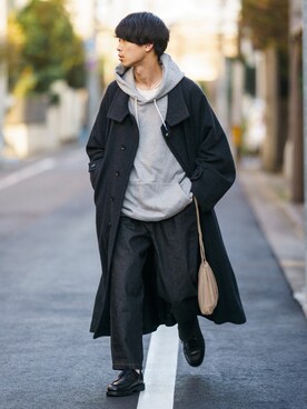 VOAAOV】 tumbler tweed long coatを使った人気ファッション ...