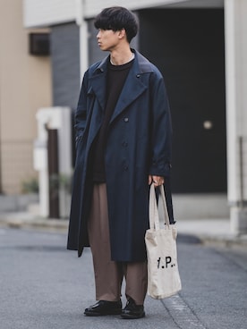 「アイテム（リング）」を使った、Suzuさん（メンズ・181cm・20代）の冬コーディネート
