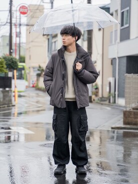 RYO TAKASHIMAのカーゴパンツを使った人気ファッションコーディネート 