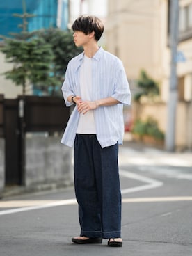 Suzuさん（メンズ・181cm）の春コーディネート