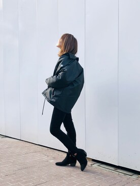 「裏ボア」｜「アイテム（その他アウター）」を使った、yuunia2さん（レディース・169cm）の秋コーディネート
