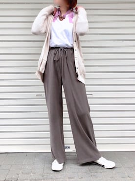「PAUL&JOE（ポールアンドジョー）のアイテム（トップス）」を使った、yuunia2さん（レディース・169cm）の春コーディネート