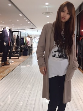 「ロングカーディガン」｜sosukeさん（メンズ・183cm）の秋コーディネート