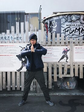 「niko and...（ニコアンド）のアイテム（ダウンジャケット/コート）」を使った、VIncentooooさん（メンズ・186cm）の夏コーディネート