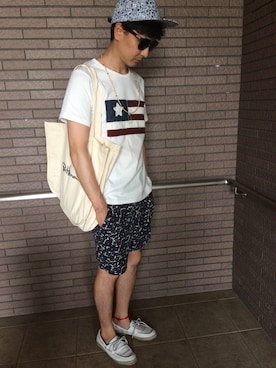 「海スタイル」｜ポチョムキンさん（メンズ・171cm）の夏コーディネート