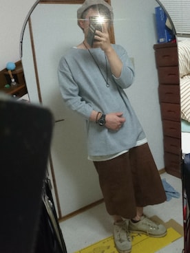 「SEVENDAYS=SUNDAY（セブンデイズサンデイ）のアイテム（スウェット）」を使った、おじゃまむしさん（メンズ・169cm）の春コーディネート