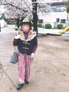 「FOREVER 21（フォーエバー トゥエンティーワン）のアイテム（ベスト）」を使った、麗園ファンタジー〇*ﾟさん（レディース・163cm）の春コーディネート