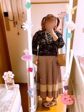 「DAISY（デイジー）のアイテム」を使った、麗園ファンタジー〇*ﾟさん（レディース・163cm）の春コーディネート