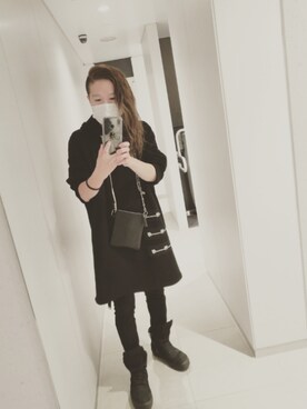 「DRKSHDW by RICK OWENS（ダークシャドウ バイ リックオウエンス）のアイテム（パーカー）」を使った、すーさんさん(^o^)🎤さん（メンズ・168cm）の秋コーディネート