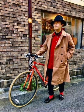 「FIDELITY（フィデリティ）のアイテム（ジャケット/アウター）」を使った、いたちさん（メンズ・175cm）の冬コーディネート