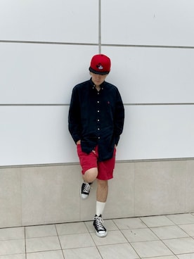 「MOCEAN（モーシャン）のアイテム」を使った、いたちさん（メンズ・175cm）の秋コーディネート