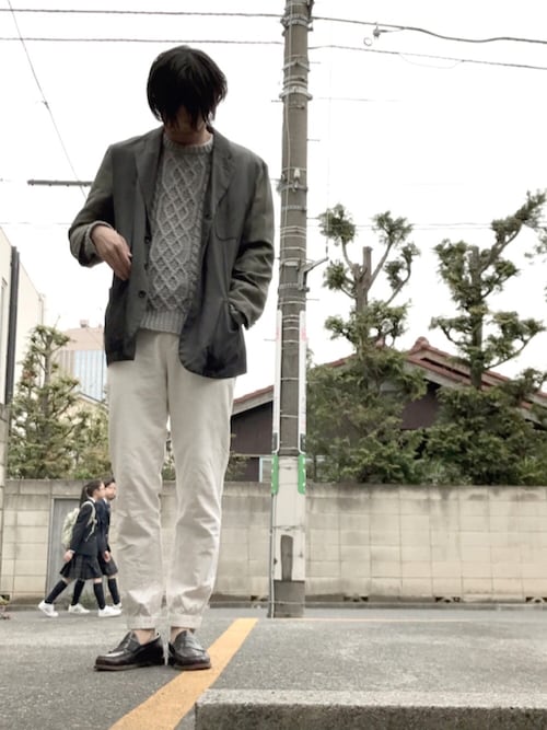 春ニットメンズコーデ 春こそニットでおしゃれにコーデを楽しんじゃおう Unisize ユニサイズ