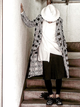 「hat」｜「アイテム（ジャケット/アウター）」を使った、himeoさん（メンズ・170cm）の冬コーディネート