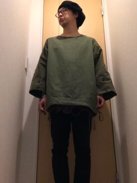 「CA4LA」｜「アイテム（その他アウター）」を使った、mattun385さん（メンズ・167cm）の冬コーディネート