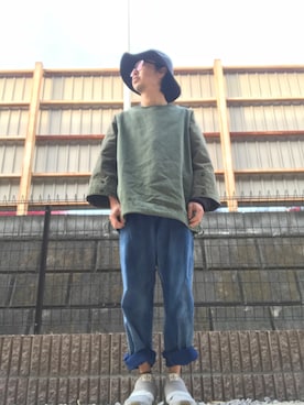 「OLD PARK（オールドパーク）のアイテム（その他アウター）」を使った、mattun385さん（メンズ・167cm）の冬コーディネート