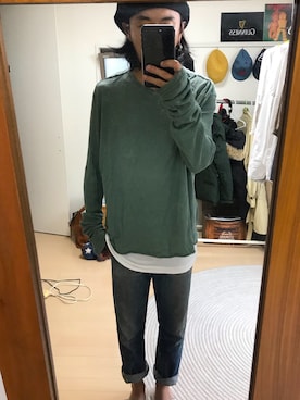 「RICK OWENS」｜「アイテム（ハンチング/ベレー帽）」を使った、mattun385さん（メンズ・167cm）の夏コーディネート