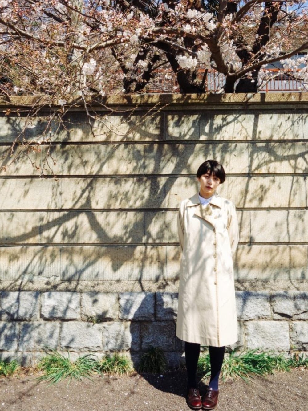 Yves Saint Laurent イヴサンローラン スタンドカラー コート イブサンローラン スタンドカラーコート