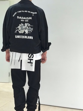 「CHRISTIAN DADA（クリスチャンダダ）のアイテム（その他アウター）」を使った、Sho7Aさん（メンズ・178cm）の夏コーディネート