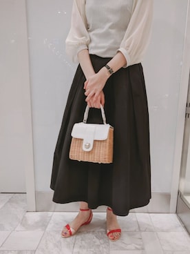 「DIANA」｜「アイテム（腕時計）」を使った、ぶぅさん（レディース・167cm）の秋コーディネート