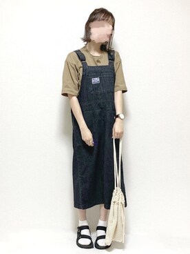 「fd style（エフディ スタイル）のアイテム（バッグ）」を使った、ukiさん（レディース・155cm）の夏コーディネート