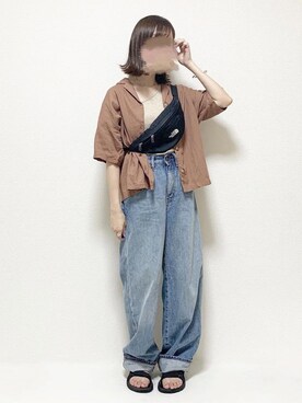 「DAISY（デイジー）のアイテム」を使った、ukiさん（レディース・155cm）の夏コーディネート