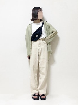 「シャーベットカラー」｜ukiさん（レディース・155cm）の夏コーディネート