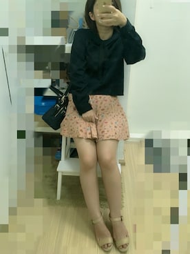 「JILL STUART（ジルスチュアート）のアイテム（ショルダーバッグ）」を使った、Tipsudaさん（レディース・147cm・20代）の春コーディネート