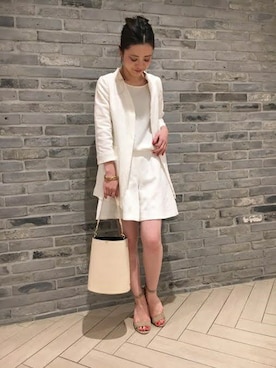 「Noble（ノーブル）のアイテム（その他パンツ）」を使った、Noble天神ビオロ店スタッフさん（レディース・163cm）の春コーディネート