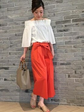 Noble天神ビオロ店スタッフさん(レディース・163cm)の春コーディネート